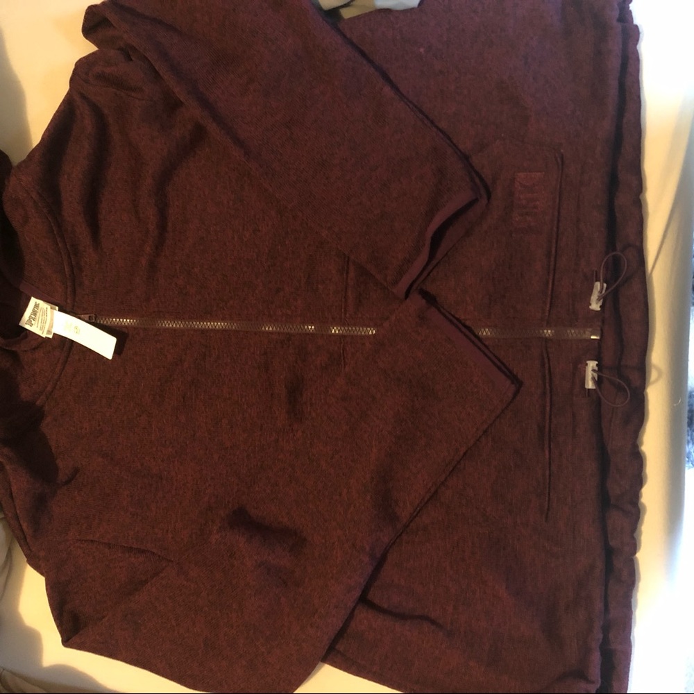 PINK Victoria Secret Full Zip Hooded Sweater